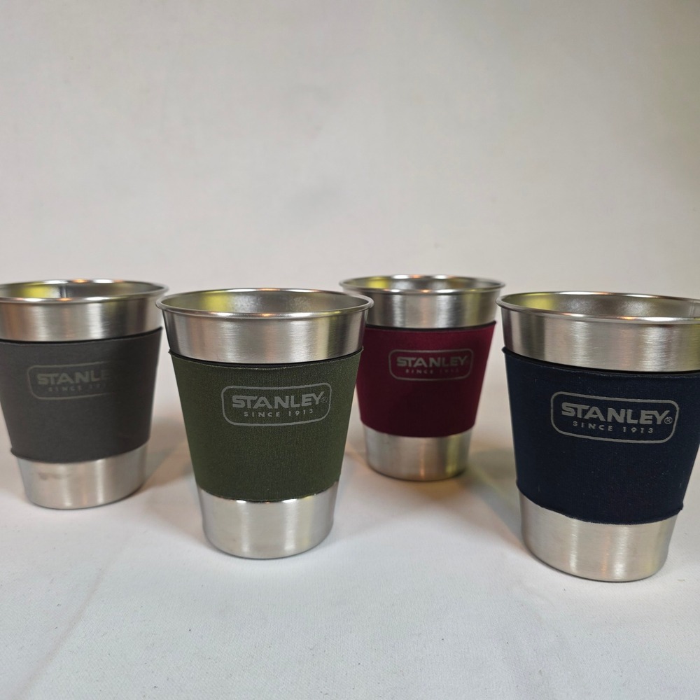 STANLEY Adventure Stacking Beer Pint 12oz Stainless Steel Cup Set 4 Multi Color
